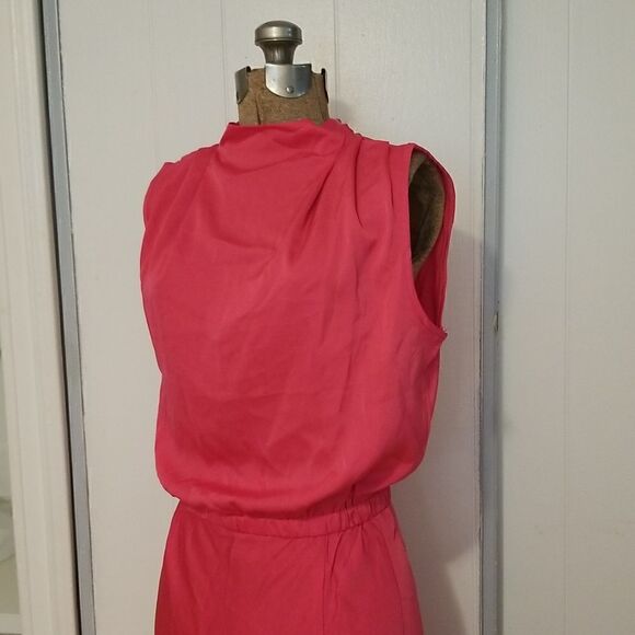Fashon hot pink dress medium with tags - Picture 3 of 16